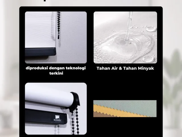 Instalasi roller blinds Blackroll — Rumah — Dapur